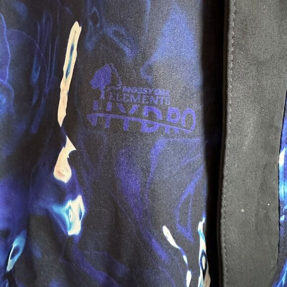 Huk Fishing Hydra Reflective Mossy Oak Rain Jacket‎ Blue Small Performance Camo - Picture 6 of 15